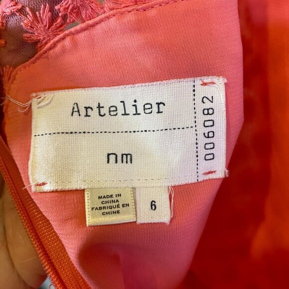 Anthropologie Artelier Nicole Miller Floral Lace Dress - Picture 3 of 14